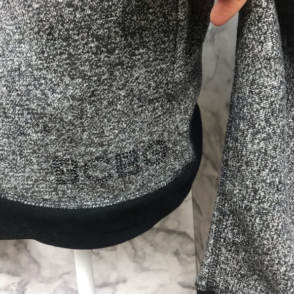 BCBG Hooded Cowl-neck Sweatshirt - Picture 10 of 16